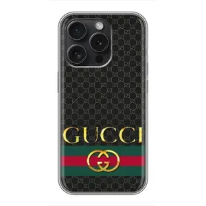 Чехол с принтом «Gucci оригинал» для iPhone 15 Pro