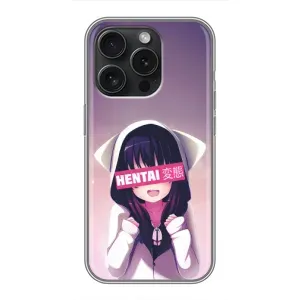 Чехол с принтом «Hentai chan» для iPhone 15 Pro