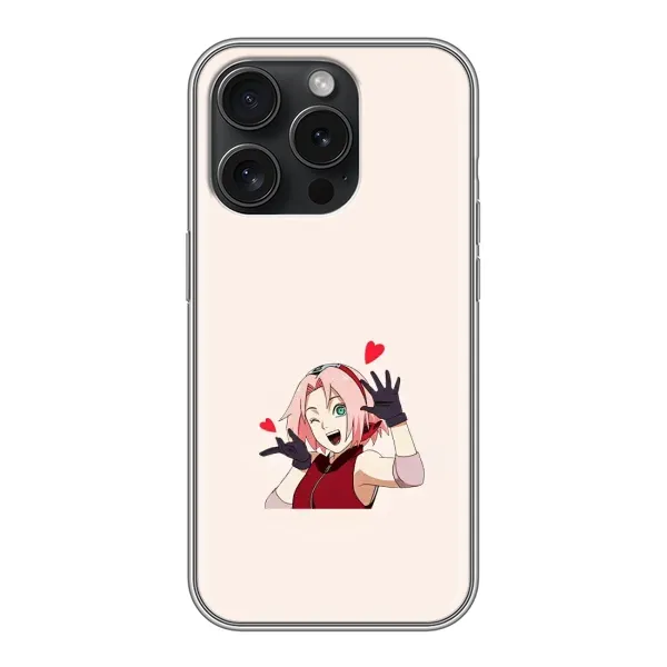 Чехол с принтом «Лайк Сакура» для iPhone 15 Pro