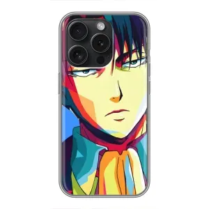 Чехол с принтом «Леви Аккерман» для iPhone 15 Pro