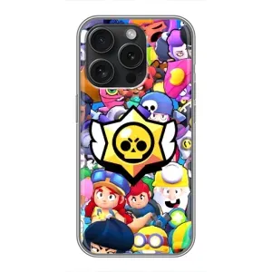Чехол для iPhone 15 Pro Бравл Старс (VPrint)