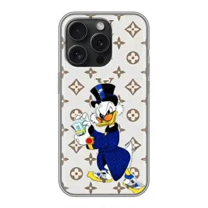 Чехли для iPhone 15 Pro - Скрудж МакДак Louis Vuitton (PREMIUMPrint) (Макдак на стилі)