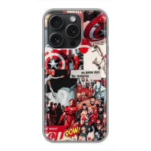 Чехол с принтом «Марвел Комикс» для iPhone 15 Pro