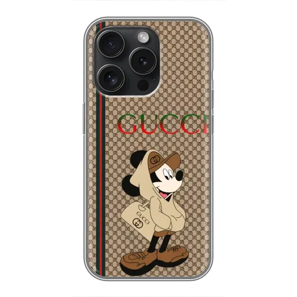 Чехол с принтом «Mickey GUCCI» для iPhone 15 Pro Чехол с принтом «Mickey GUCCI» для iPhone 15 Pro