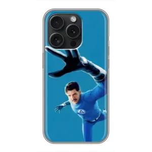 Чохол з принтом Фантастична четвірка для iPhone 15 Pro (Містер Фантастік супергерой)