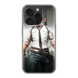 Чехол PUBG для Айфон 15 Про (AlphaPrint)