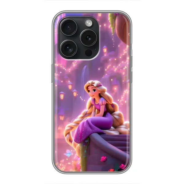 Чохол з принтом «Рапунцель у замку» для iPhone 15 Pro