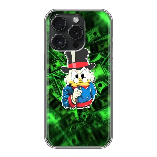 Чохол з принтом «Скрудж МакДак» для iPhone 15 Pro