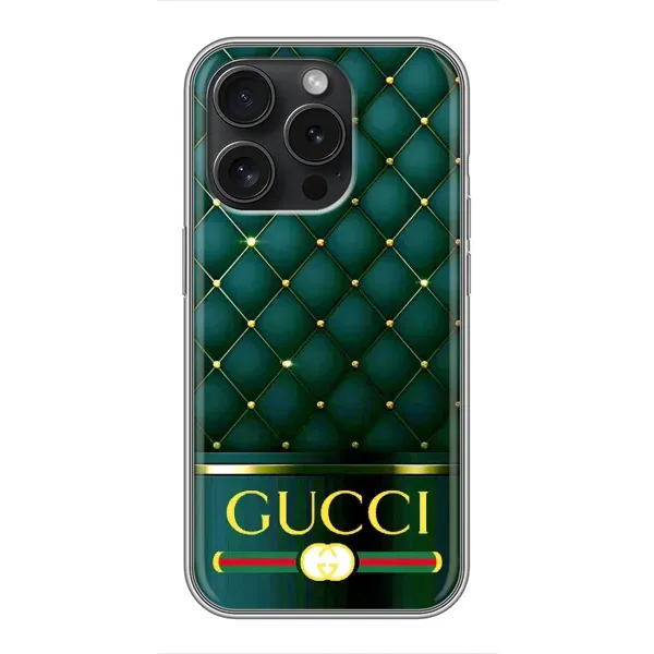 Чехол с принтом «Текстура Гуччи» для iPhone 15 Pro Чехол с принтом «Текстура Гуччи» для iPhone 15 Pro