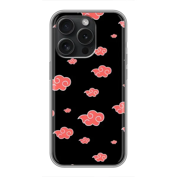 Чехол с принтом «Тучки Аниме» для iPhone 15 Pro