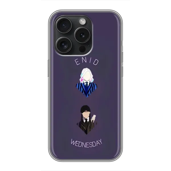 Чохол з принтом «Венздей і подруга» для iPhone 15 Pro