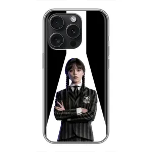 Чохли Венсдей на iPhone 15 Pro Уенсдей (AlphaPrint) (W-Wednesday)