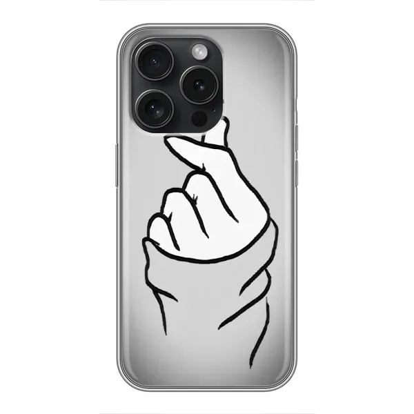 Чехол с принтом «Значок Love» для iPhone 15 Pro