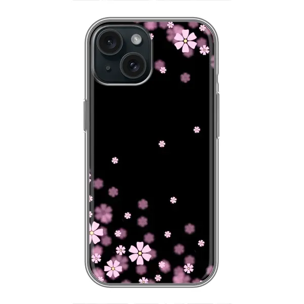 Чехол с принтом «Цветочки маленькие» для iPhone 15 Чехол с принтом «Цветочки маленькие» для iPhone 15
