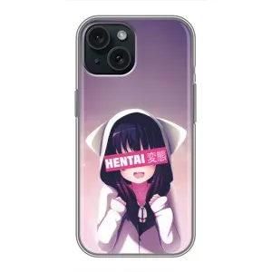 Чехол с принтом «Hentai chan» для iPhone 15