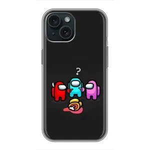 Чехол Амонг Ас для iPhone 15 (AlphaPrint)