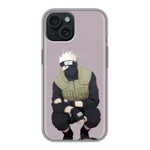 Чехол с принтом «Какаши» для iPhone 15