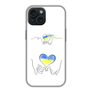 Чохол для Патріота України iPhone 15 - (AlphaPrint) (Мир Україні)