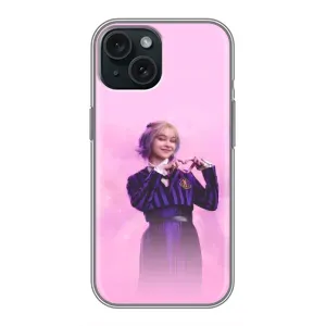 Чохол з дизайном Венздей 2 на iPhone 15 (Яскрава Енід Венздей)