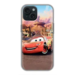Силіконовий чохол Маквін для iPhone 15 (Радіаторний Спрінгс Маквін)
