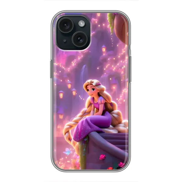 Чохол з принтом «Рапунцель у замку» для iPhone 15 Чохол з принтом «Рапунцель у замку» для iPhone 15