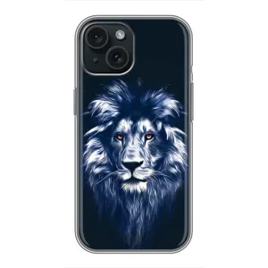 Чехол со Львом для iPhone 15 (VPrint)