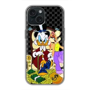 Чехли для iPhone 15 - Скрудж МакДак Louis Vuitton (PREMIUMPrint) (Стильна Утка)
