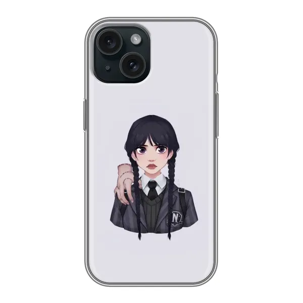 Чохол з принтом «Венздей і Річ» для iPhone 15