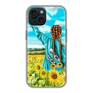 Чохол для Патріота України iPhone 15 - (AlphaPrint) (Україночка)