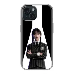Чохли Венсдей на iPhone 15 Уенсдей (AlphaPrint) (W-Wednesday)