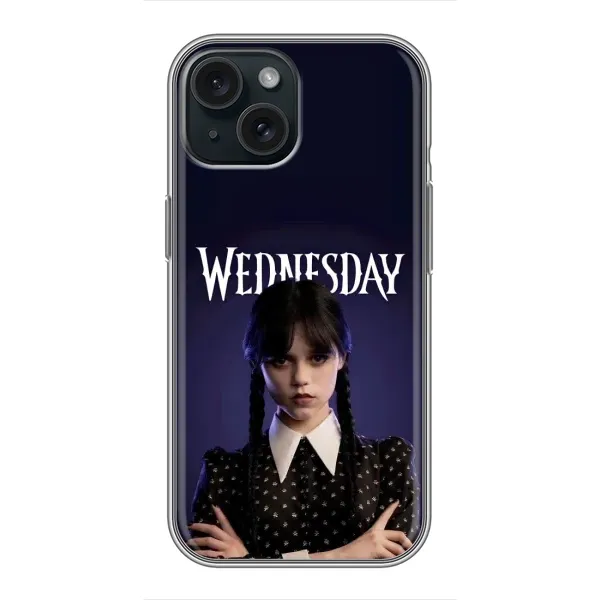 Чохол з принтом «Wednesday» для iPhone 15