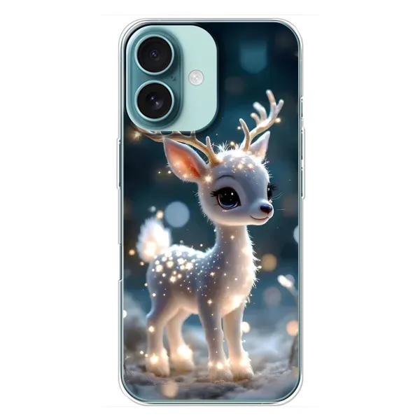 Чохол з принтом «Блискуче оленятко» для iPhone 16 Plus
