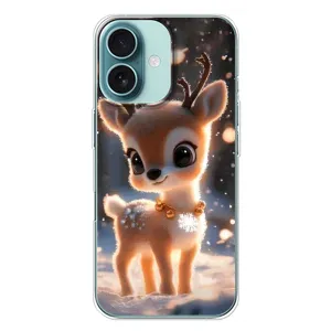 Чохол з принтом «Оленятко» для iPhone 16 Plus