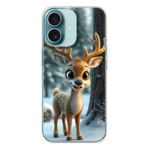 Чохол з принтом «Оленятко в лісі» для iPhone 16 Plus