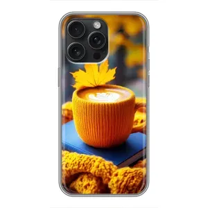 Чохол з принтом «Кава на жовтому пледі» для iPhone 16 Pro Max