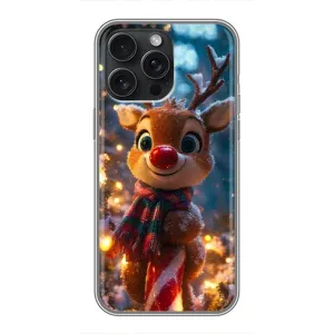 Чехол с принтом «Олень с шарфом» для iPhone 16 Pro Max