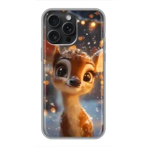 Чехол с принтом «Олененок среди гирлянд» для iPhone 16 Pro Max