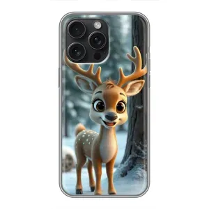 Чехол с принтом «Олененок в лесу» для iPhone 16 Pro Max