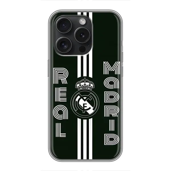 Чохол з принтом «чорно білий Реал» для iPhone 16 Pro Чохол з принтом «чорно білий Реал» для iPhone 16 Pro