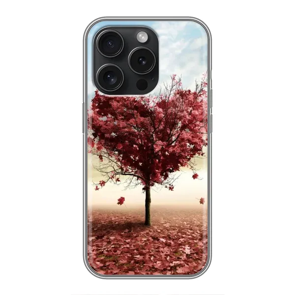 Чохол з принтом «Дерево серце» для iPhone 16 Pro Чохол з принтом «Дерево серце» для iPhone 16 Pro