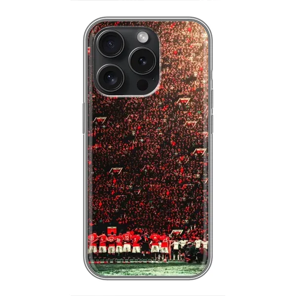 Чохол з принтом «фанати Манчестер Юнайтед» для iPhone 16 Pro