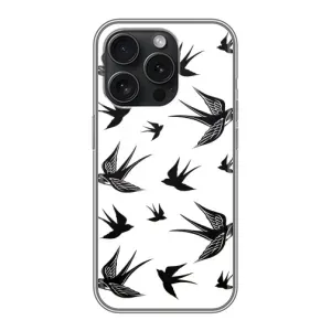 Чехол с птицами на iPhone 16 Pro (VPrint)