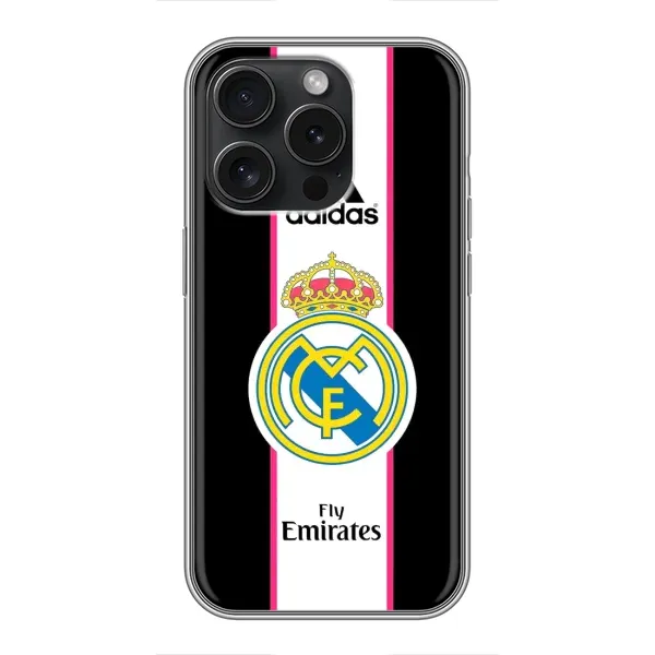 Чохол з принтом «лого Real Madrid» для iPhone 16 Pro Чохол з принтом «лого Real Madrid» для iPhone 16 Pro