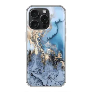 Мраморный чехол на iPhone 16 Pro (VPrint)