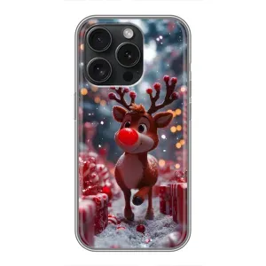 Чехол с принтом «Олень среди подарков» для iPhone 16 Pro