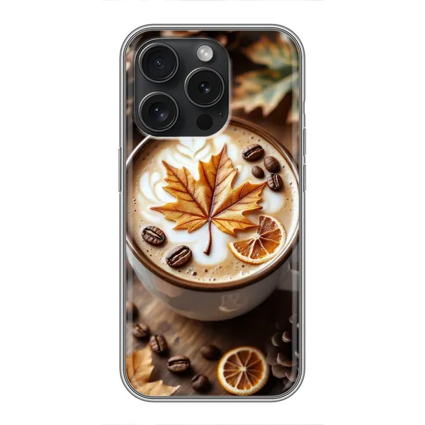 Чехол с принтом «Пряный кофе» для iPhone 16 Pro