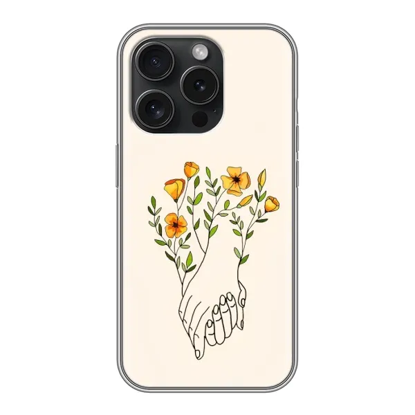 Чохол з принтом «Руки любві» для iPhone 16 Pro Чохол з принтом «Руки любві» для iPhone 16 Pro