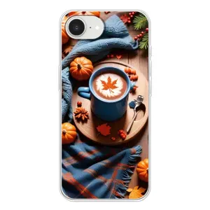 Чехол с принтом «Кофе и тыковки» для iPhone 16e