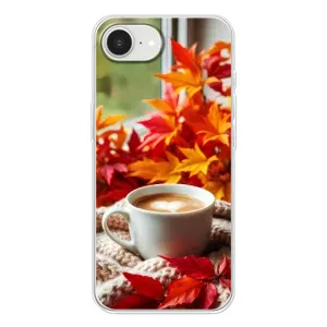 Чехол с уникальным дизайном «Осень с кофе» для iPhone 16e