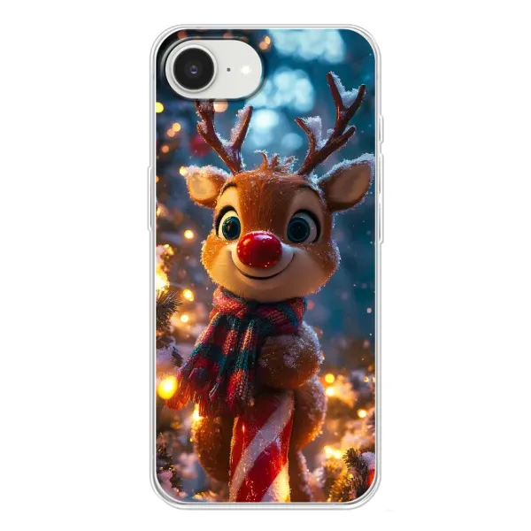 Чохол з принтом «Олень з шарфом» для iPhone 16e